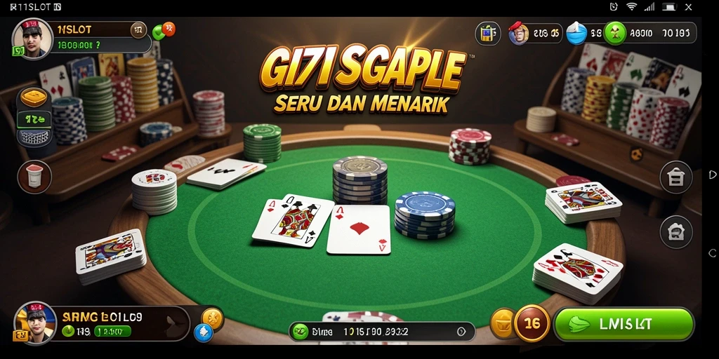 Tampilan gameplay seru dalam game Gaple 171SLOT.