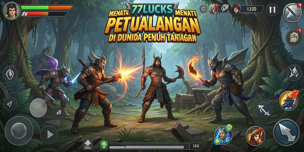 Tampilan gameplay petualangan yang seru dan menantang.