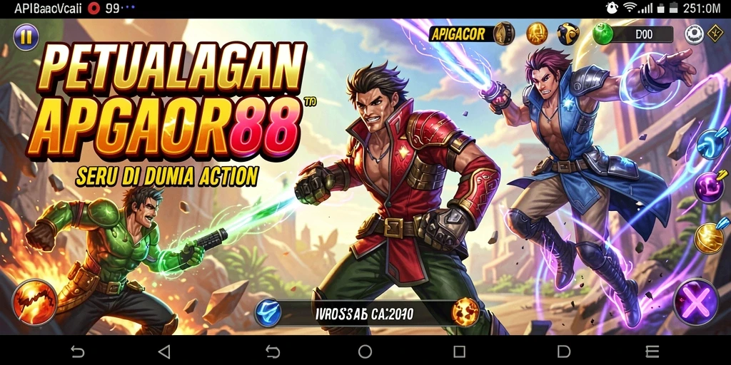 Gameplay mendebarkan dalam aksi seru APIGACOR88.