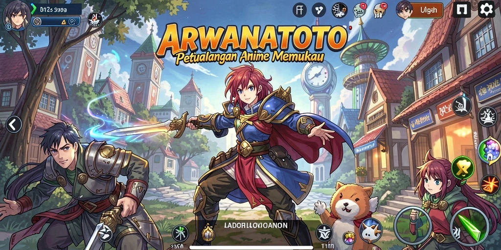 Screenshot dari gameplay ARWANATOTO yang menampilkan aksi mendebarkan.