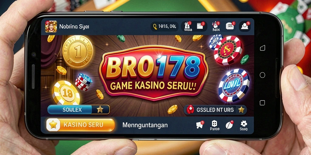 Tampilan gameplay Kasino yang seru di BRO178.