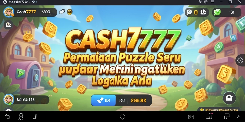 Screenshot utama CASH777 menampilkan gameplay seru penuh tantangan Puzzle.