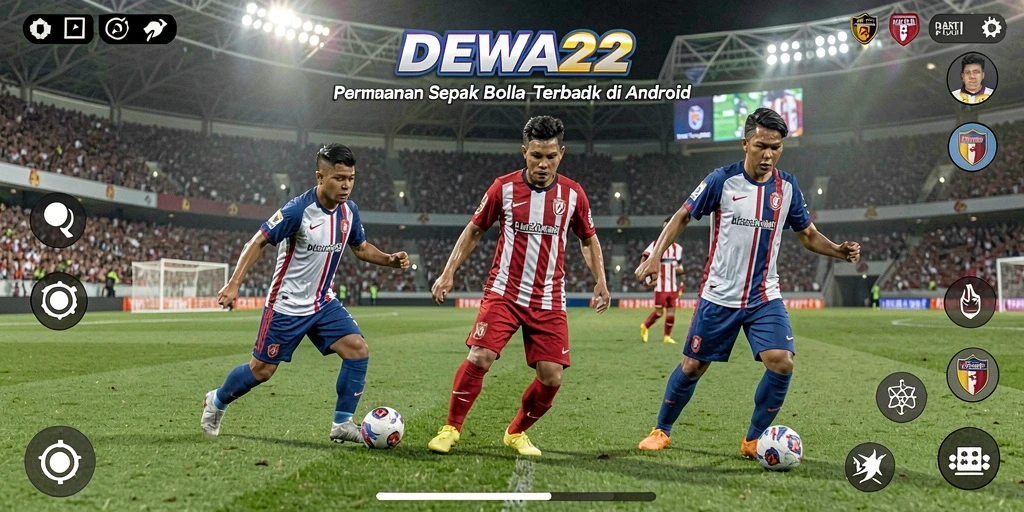 Tampilan gameplay DEWA22 yang seru dan mendebarkan.