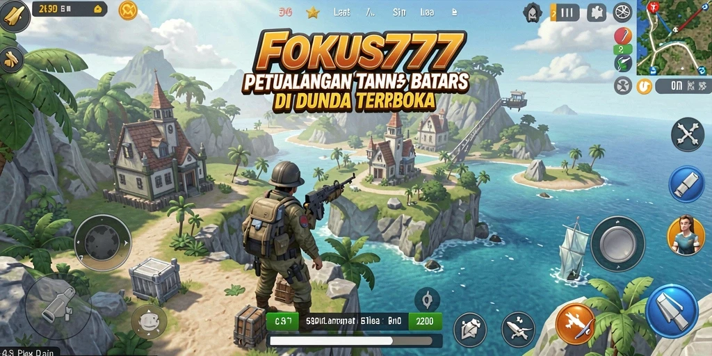 Tampilan gameplay FOKUS777 yang memukau di dunia terbuka.