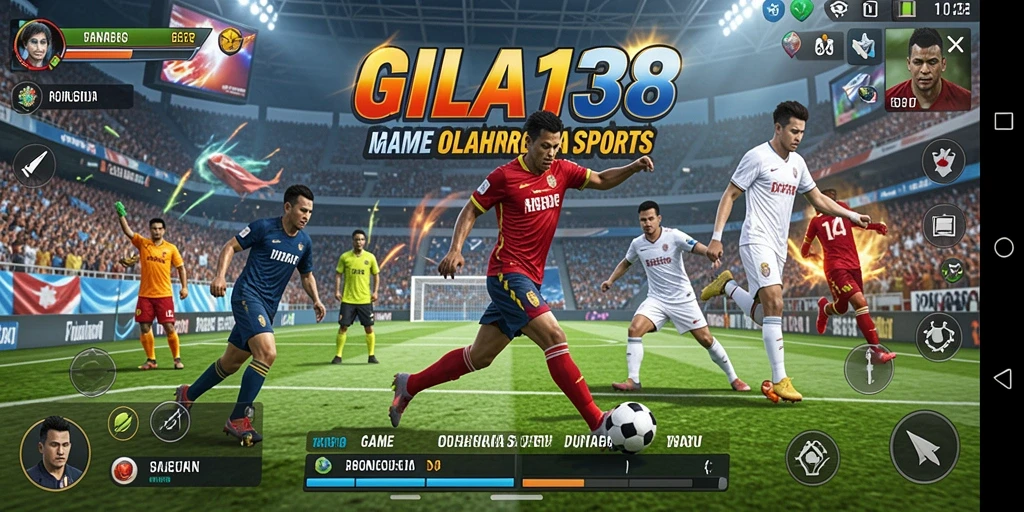 Tampilan gameplay GILA138 dengan aksi olahraga yang seru.