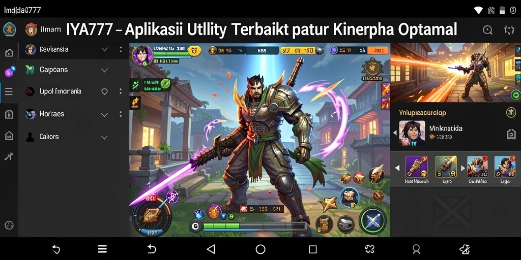 Tampilan antarmuka IYA777 yang ramah pengguna dan informatif.