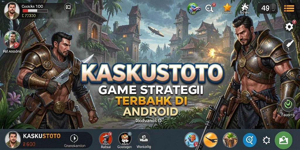 Screenshot gameplay KASKUSTOTO saat pertempuran strategis.