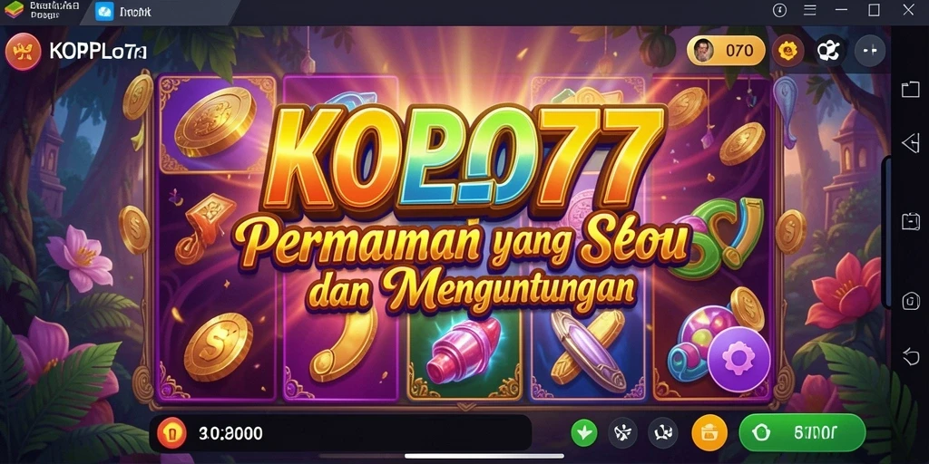 Screenshot KOPLO77 menampilkan gameplay menarik permainan Slot.