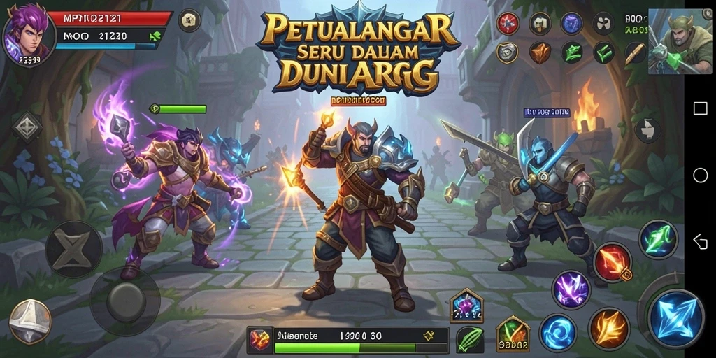 Tampilan aksi seru saat bertarung di MPO2121 dengan grafis menawan.