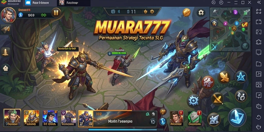 Tampilan gameplay menarik dari MUARA777 dengan fitur SLG menyenangkan.