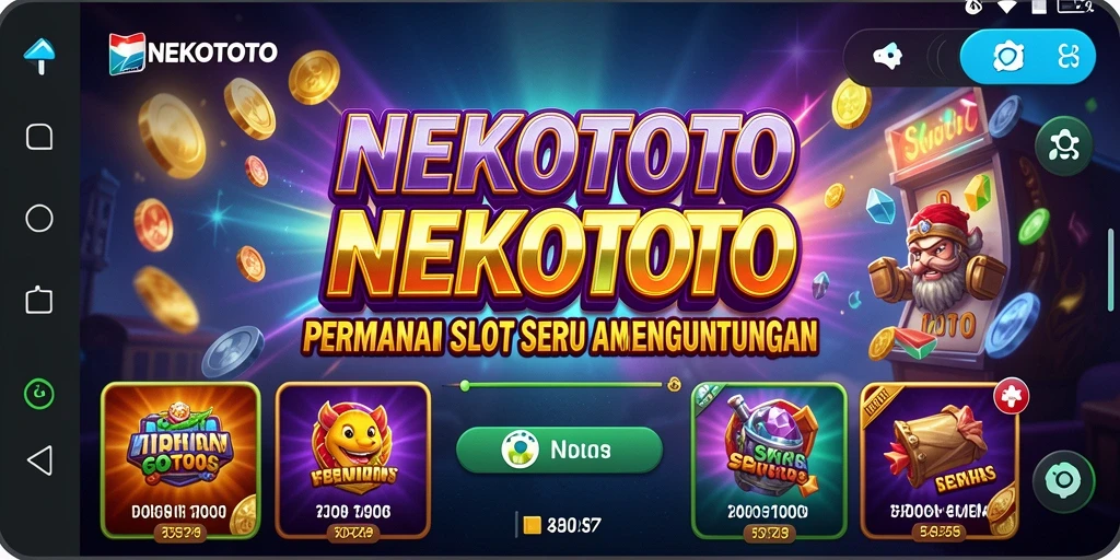 Tampilan gameplay yang penuh warna dan menyenangkan di NEKOTOTO.