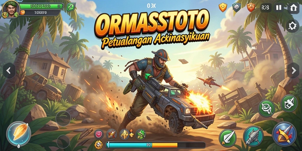 Tampilan gameplay mendebarkan dari ORMASSTOTO dalam aksi.