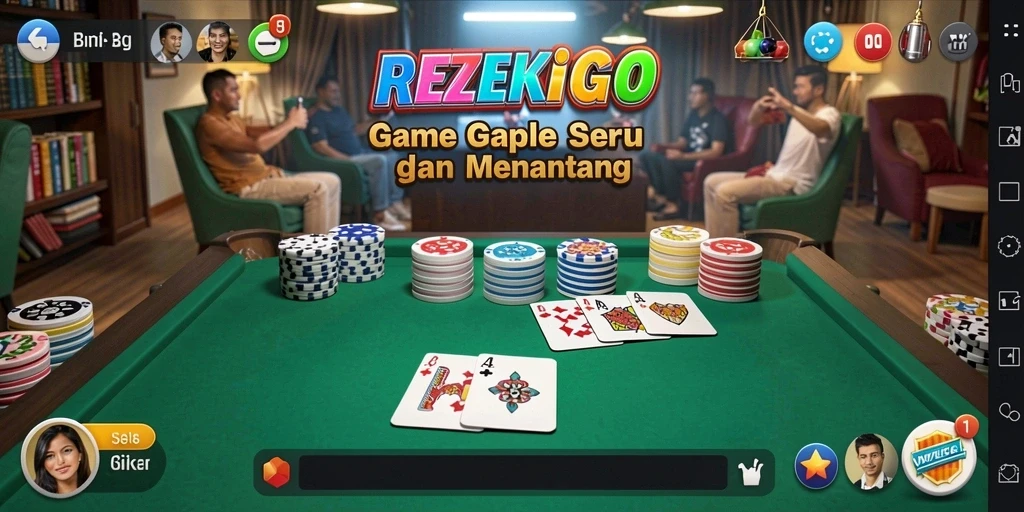 Tampilan gameplay REZEKIGO yang menarik dan seru.