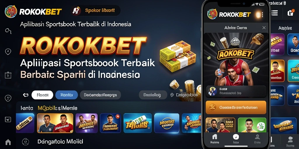 Tampilan permainan ROKOKBET dengan fitur taruhan olahraga yang menarik.