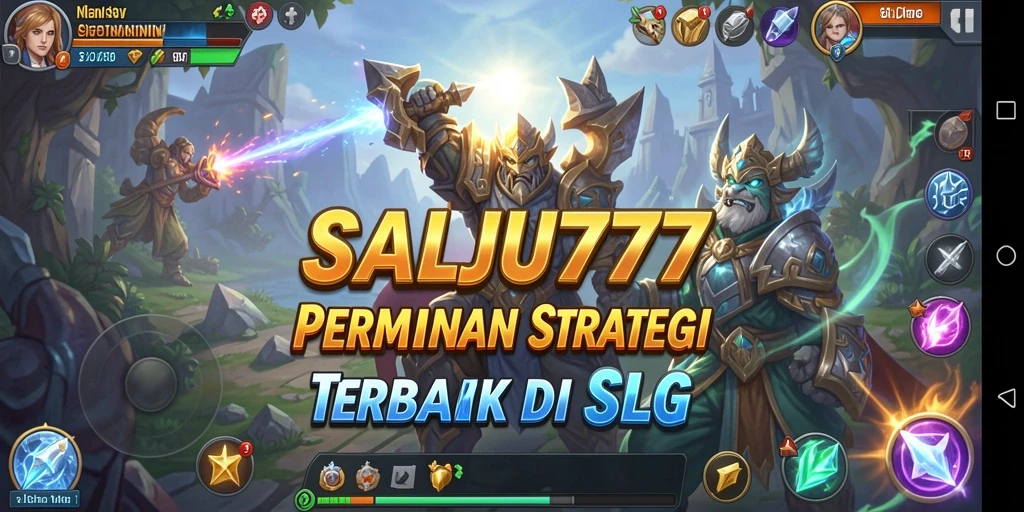 Tampilan gameplay SALJU777 yang mendebarkan dan penuh strategi.
