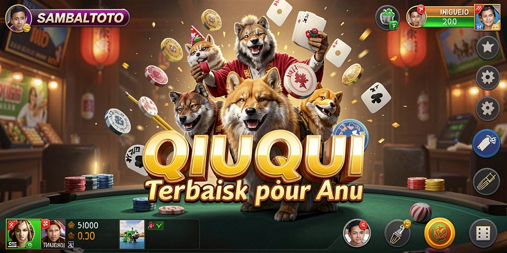 Screenshot gameplay QiuQiu yang menarik dan interaktif.