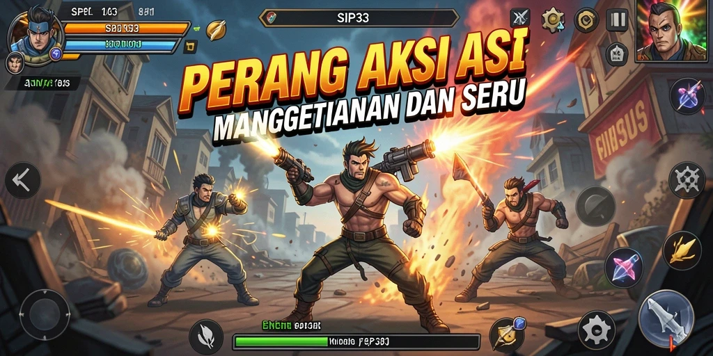 Tangkapan layar SIP33 menunjukkan aksi pertarungan yang mendebarkan dan strategi yang menarik.