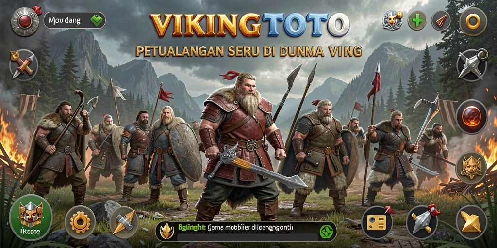 Tampilan gameplay VIKINGTOTO yang penuh warna dan menarik.
